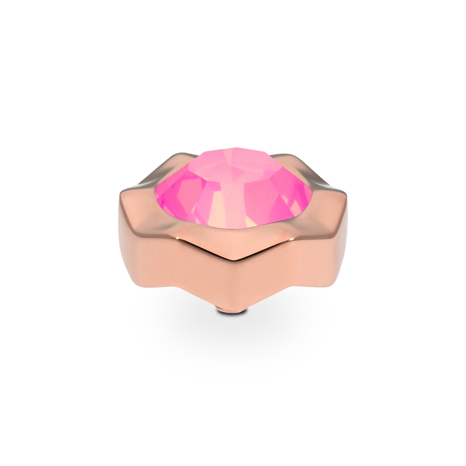 Nemoli Top 0.51" - Rose Gold Crystal Dahlia Ignite