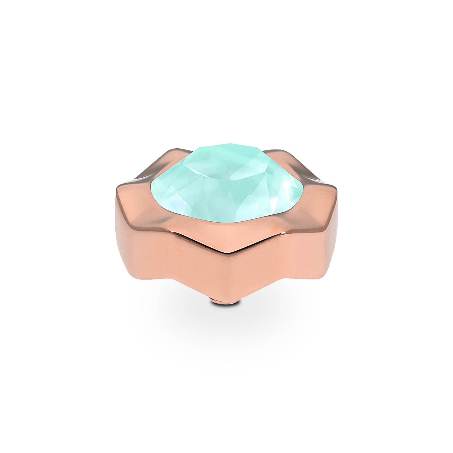 Nemoli Top 0.51" - Rose Gold crystal soft mint ignite