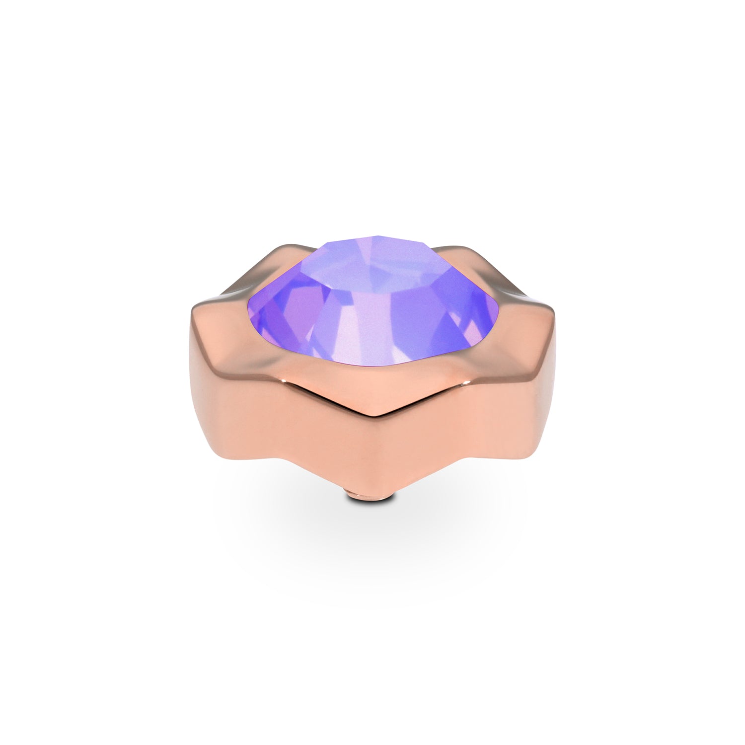 Nemoli Top 0.51" - Rose Gold Crystal Purple Ignite