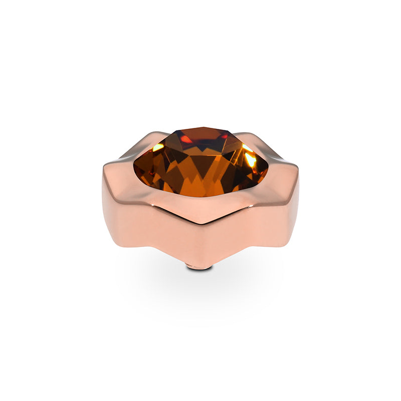 Nemoli Top 0.51" - Rose Gold Smoked Topaz