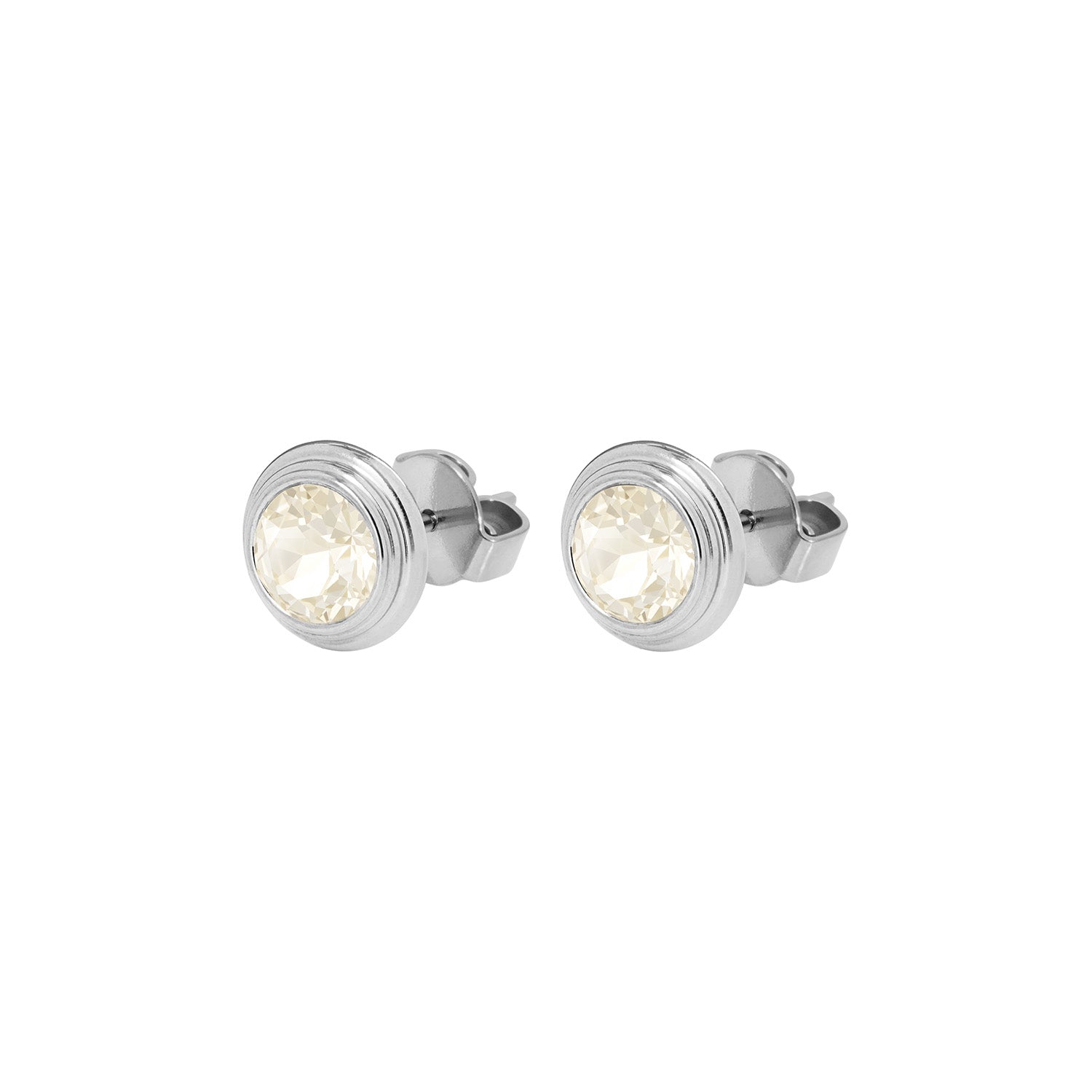 Oroli Ear Studs 0.39" - Silver