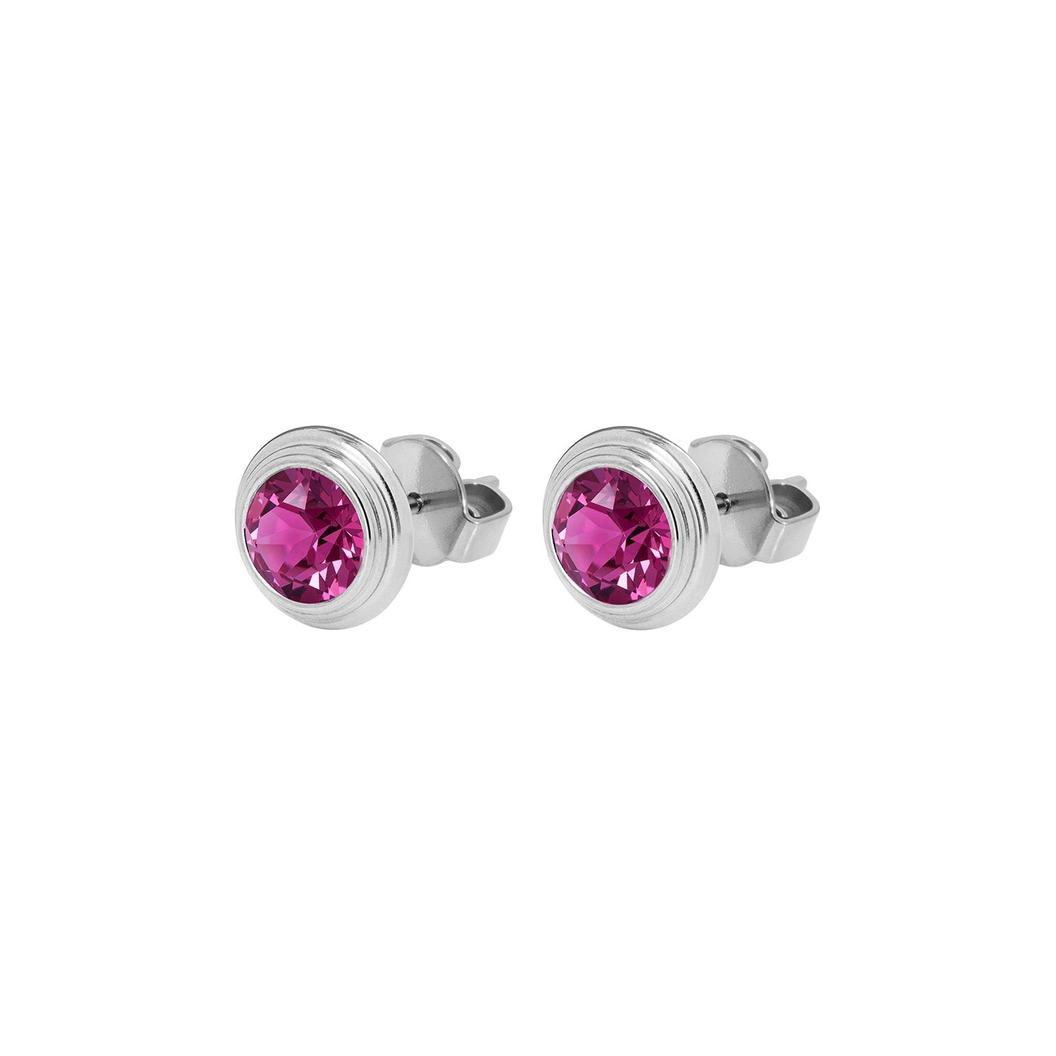 Oroli Ear Studs 0.39" - Silver