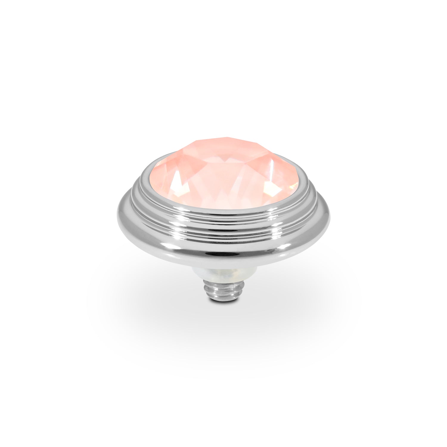 Oroli Top 0.51" - Silver Crystal Flamingo Ignite