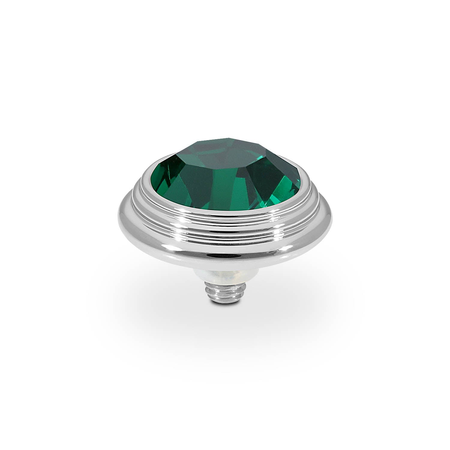 Oroli Top 0.51" - Silver emerald