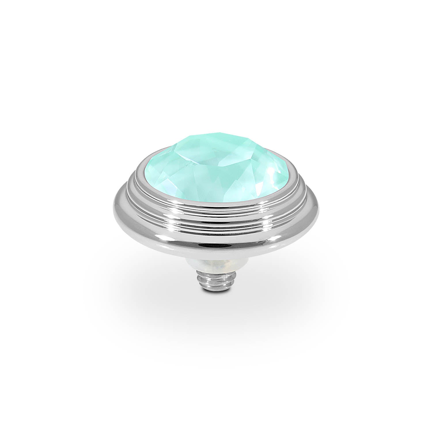 Oroli Top 0.51" - Silver crystal soft mint ignite