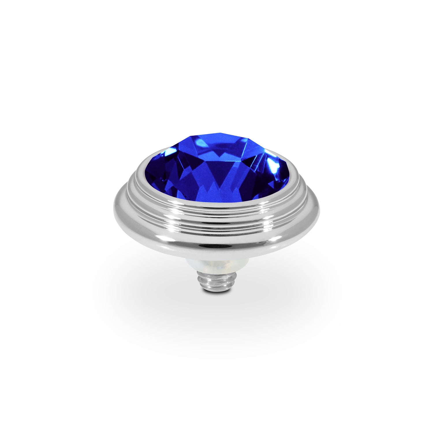 Oroli Top 0.51" - Silver ReCreated Dark Sapphire