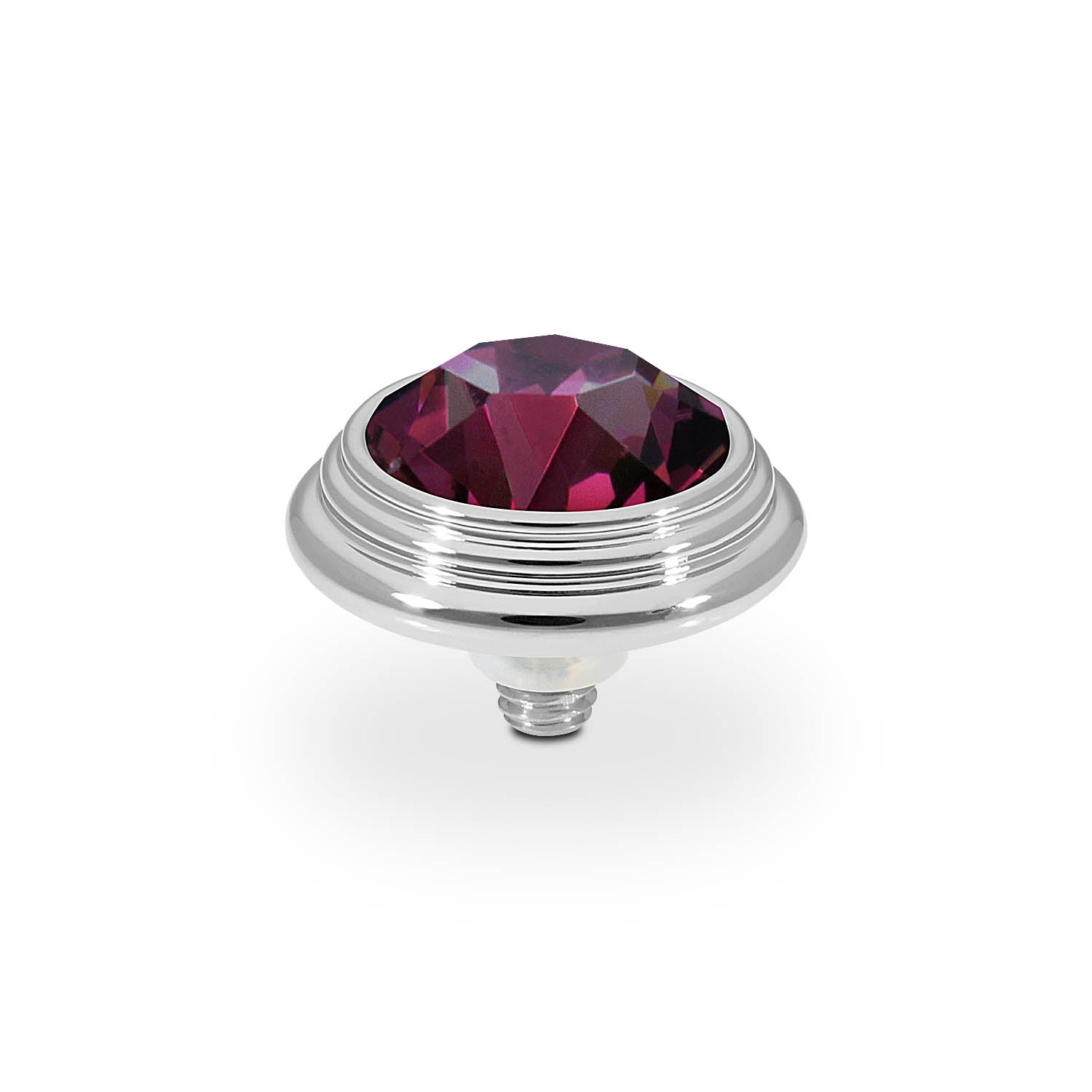 Oroli Top 0.51" - Silver amethyst