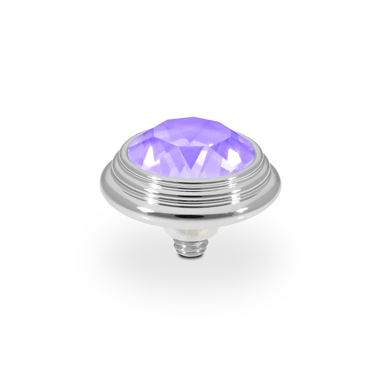 Oroli Top 0.51" - Silver Crystal Purple Ignite