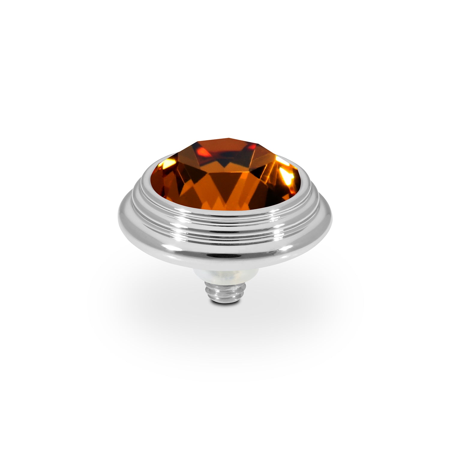 Oroli Top 0.51" - Silver Smoked Topaz