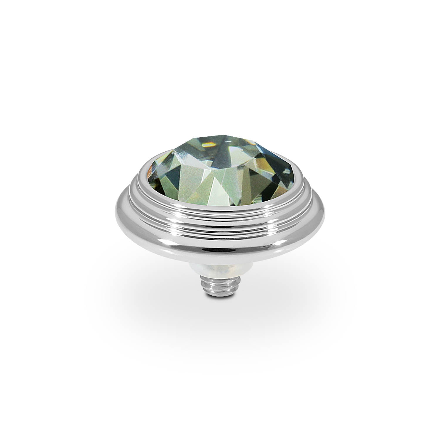 Oroli Top 0.51" - Silver black diamond
