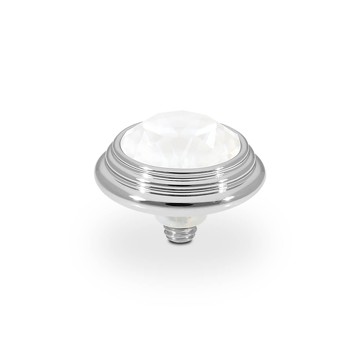 Oroli Top 0.51" - Silver crystal electric white ignite