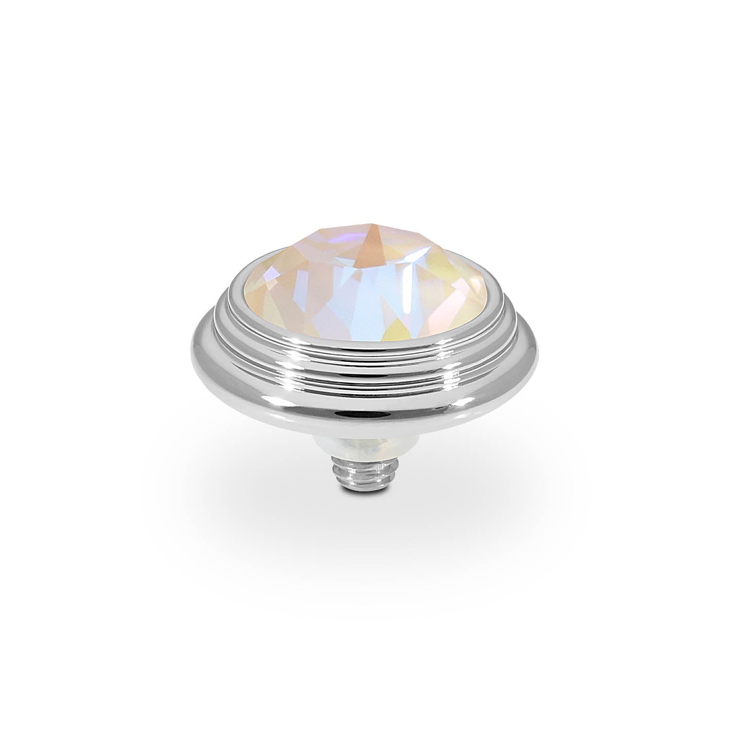 Oroli Top 0.51" - Silver ivory cream delite