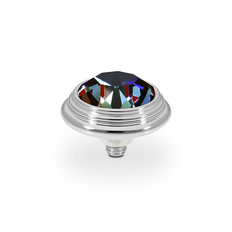 Oroli Top 0.51" - Silver Crystal Vitrail Medium