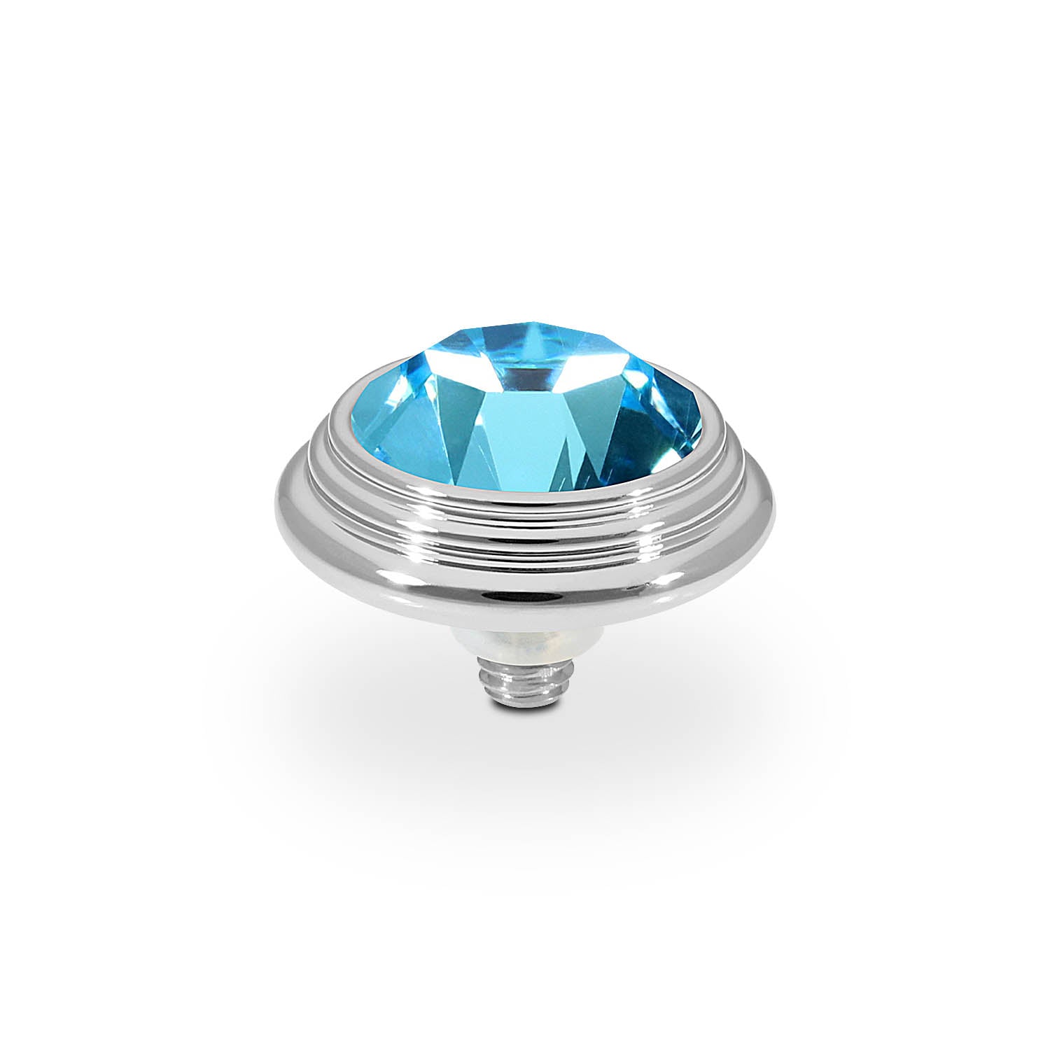 Oroli Top 0.51" - Silver aquamarine