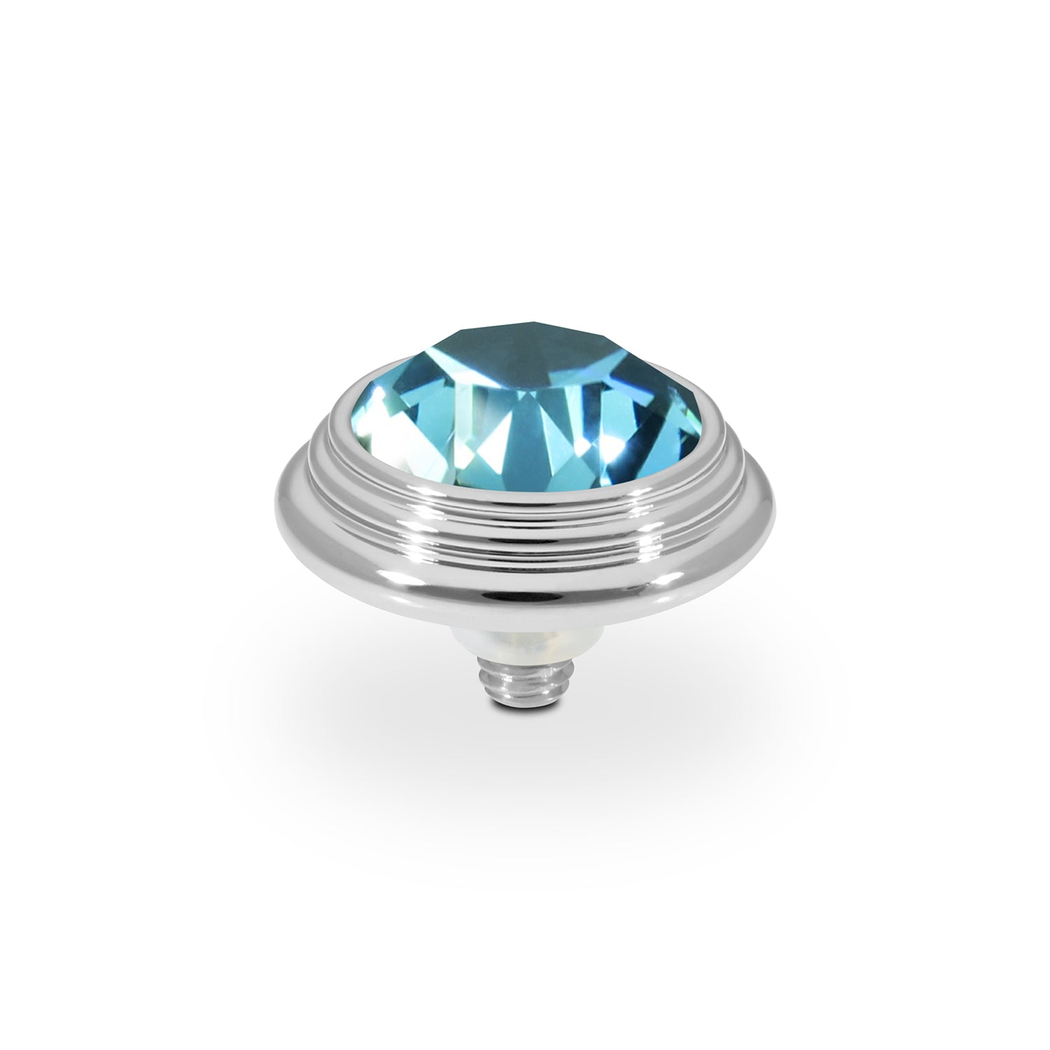 Oroli Top 0.51" - Silver Light Turquoise