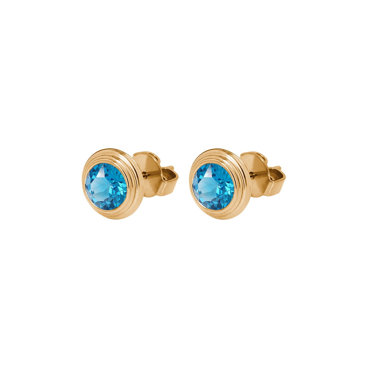 Oroli Ear Studs 0.39" - Gold