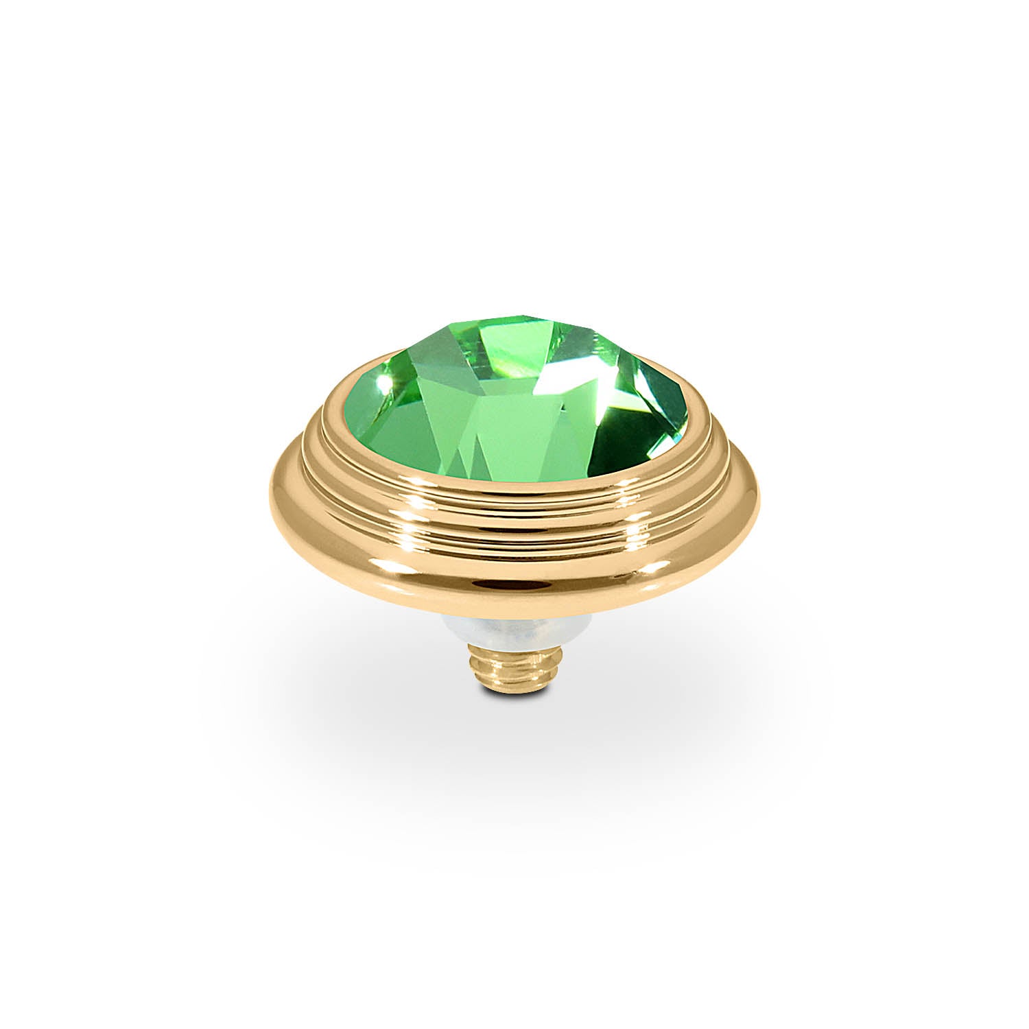 Oroli Top 0.51" - Gold peridot
