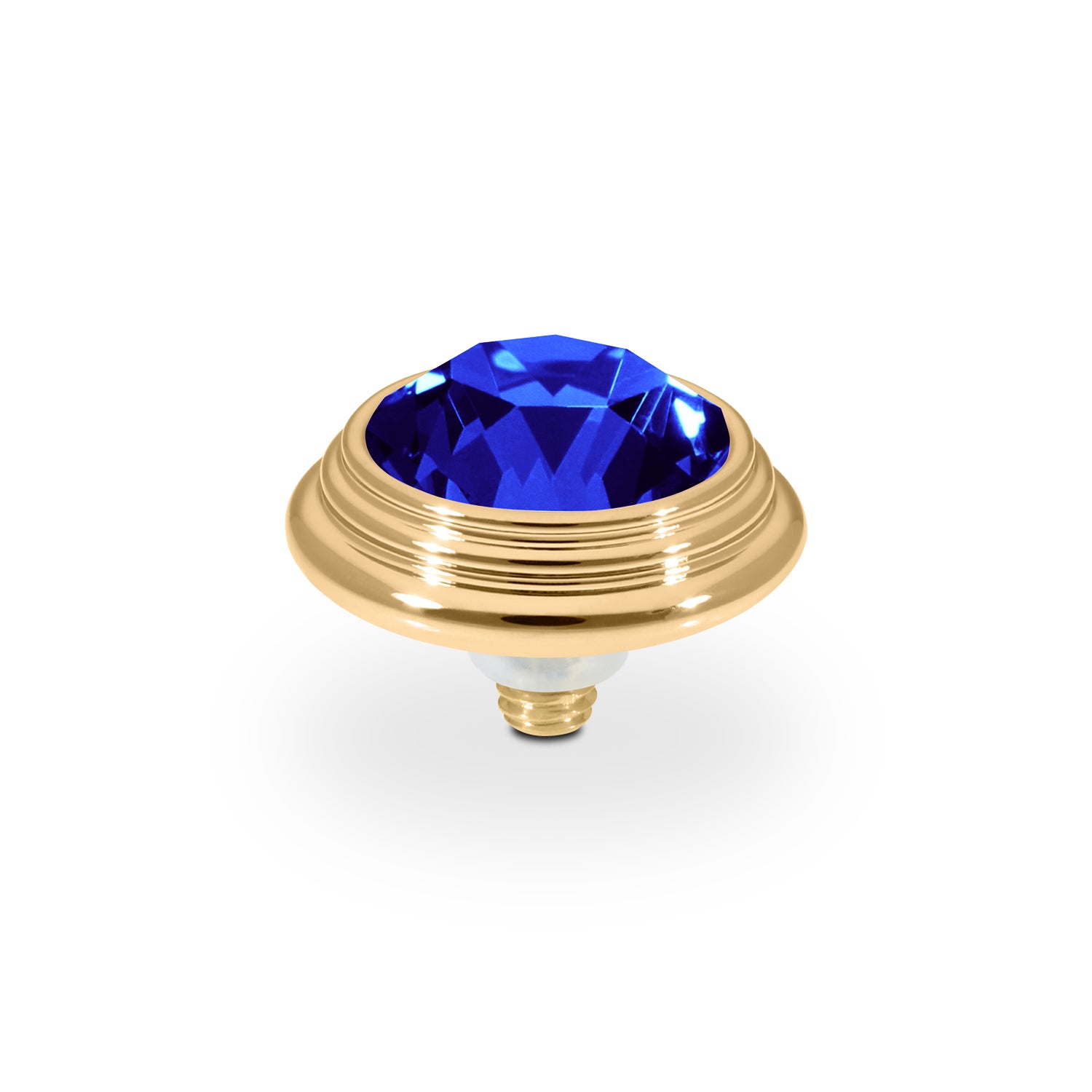 Oroli Top 0.51" - Gold ReCreated Dark Sapphire