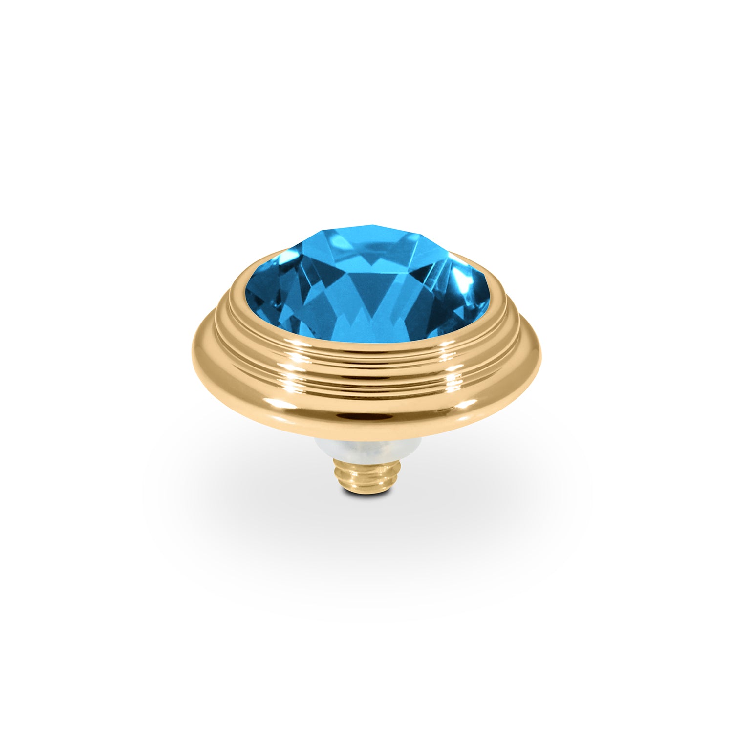 Oroli Top 0.51" - Gold Denim Blue