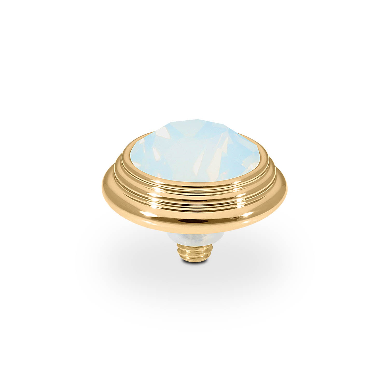 Oroli Top 0.51" - Gold white opal