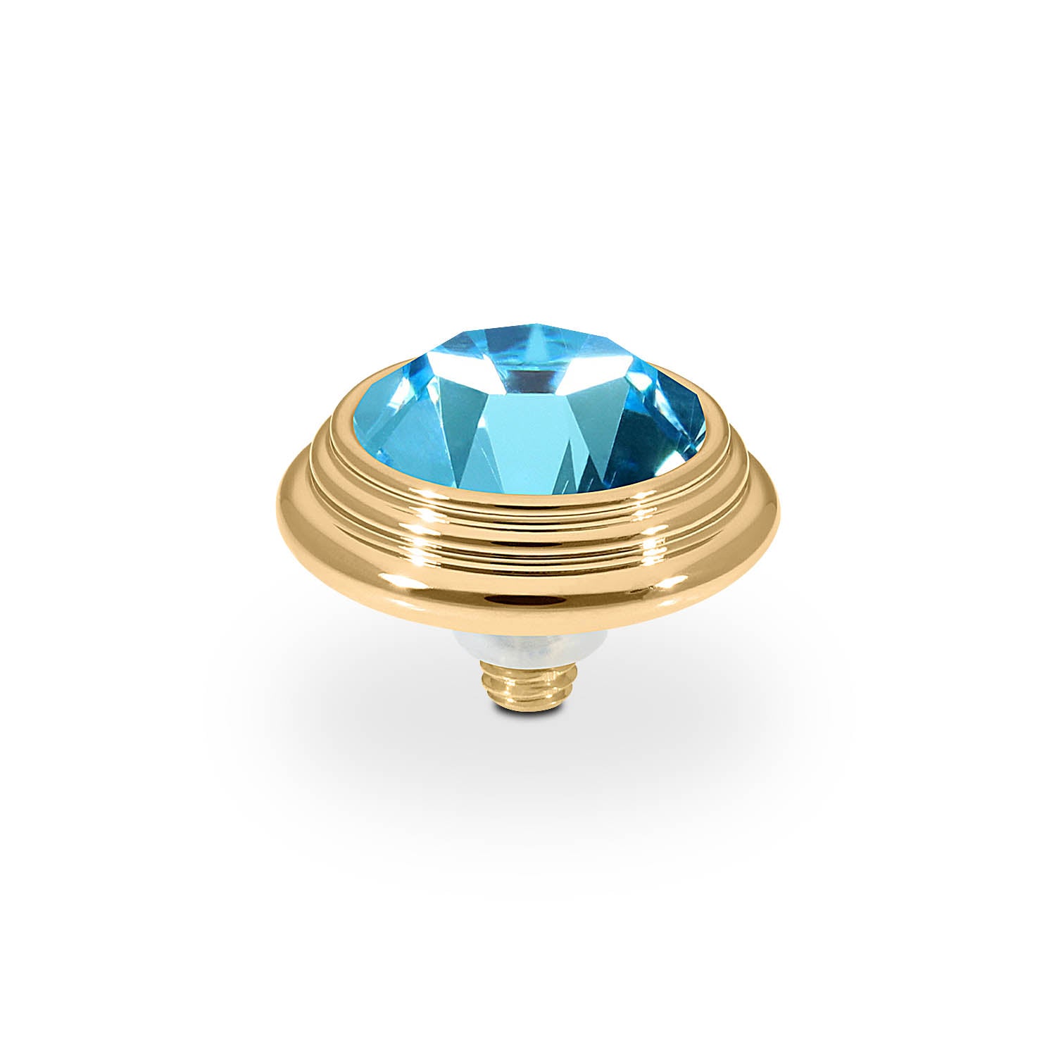 Oroli Top 0.51" - Gold aquamarine