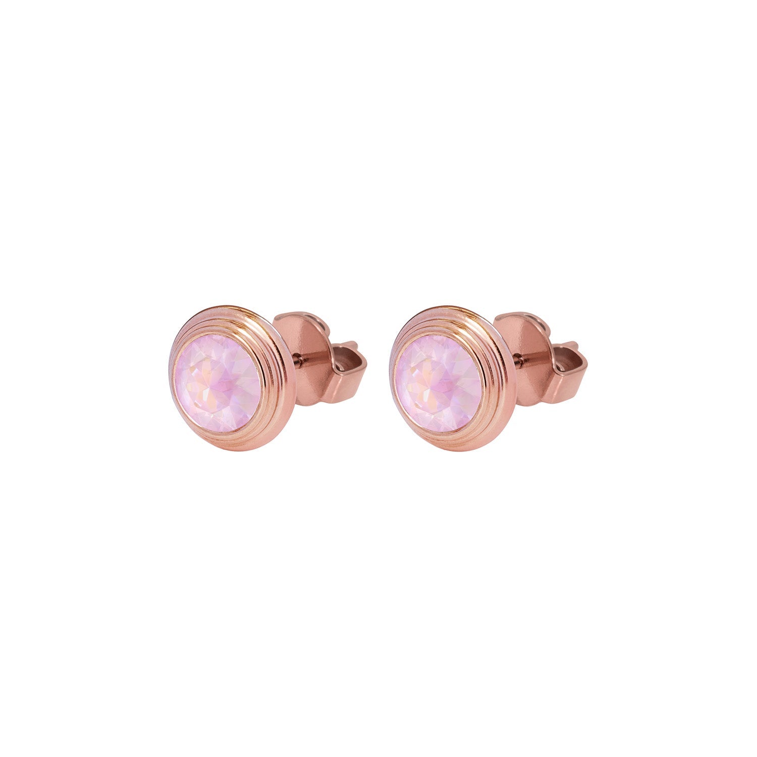 Oroli Ear Studs 0.39" - Rose Gold
