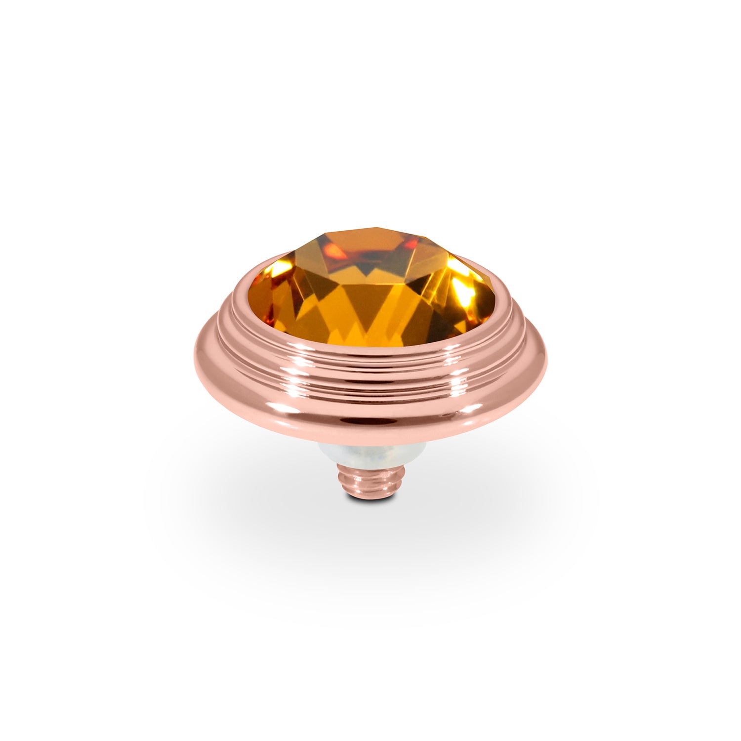 Oroli Top 0.51" - Rose Gold Topaz