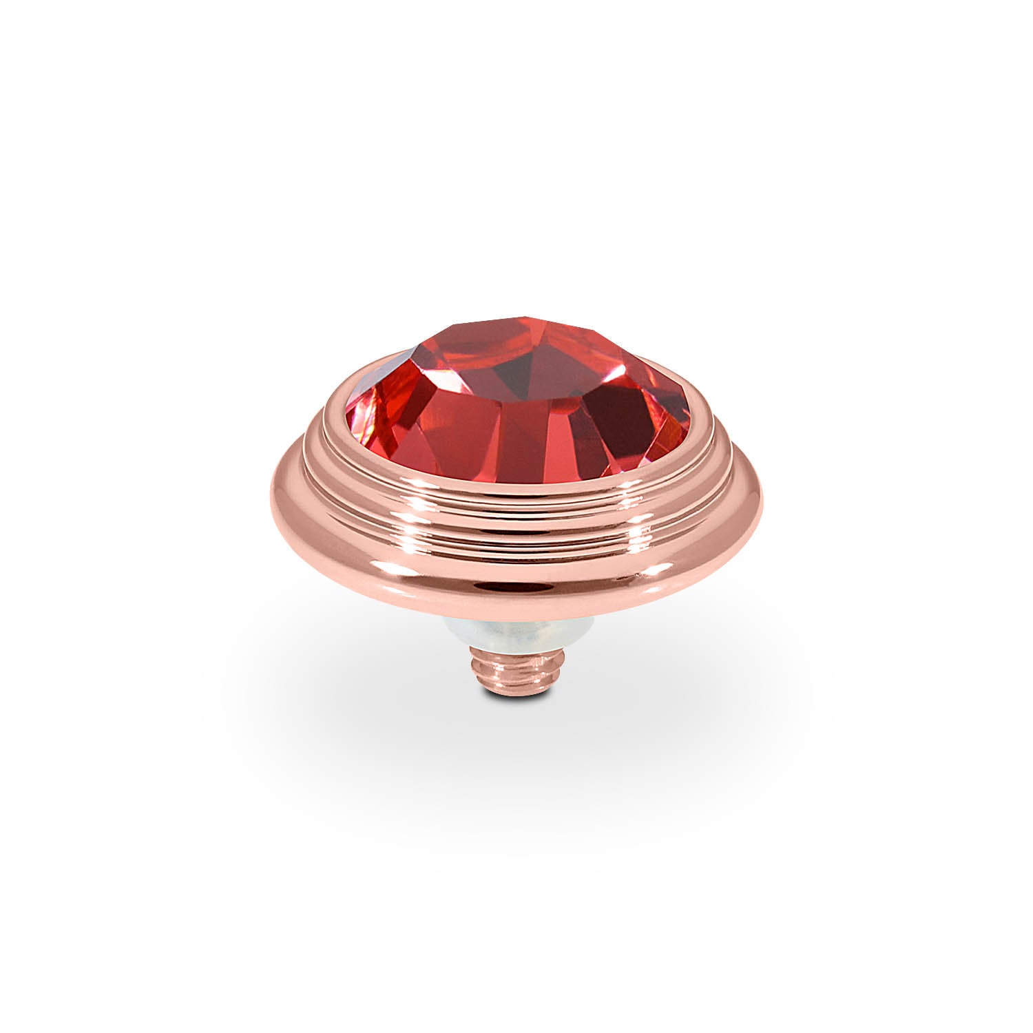 Oroli Top 0.51" - Rose Gold padparadscha