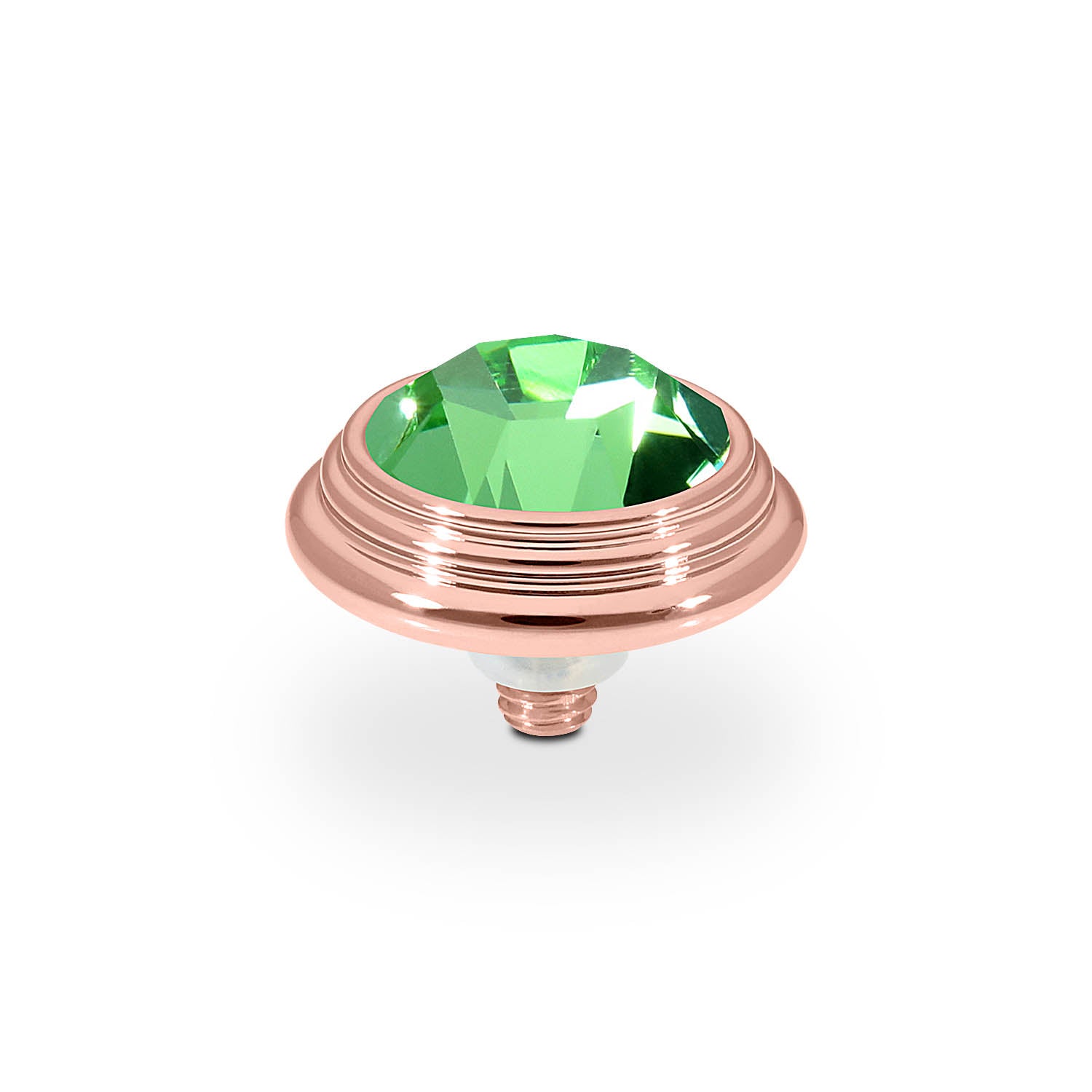 Oroli Top 0.51" - Rose Gold peridot