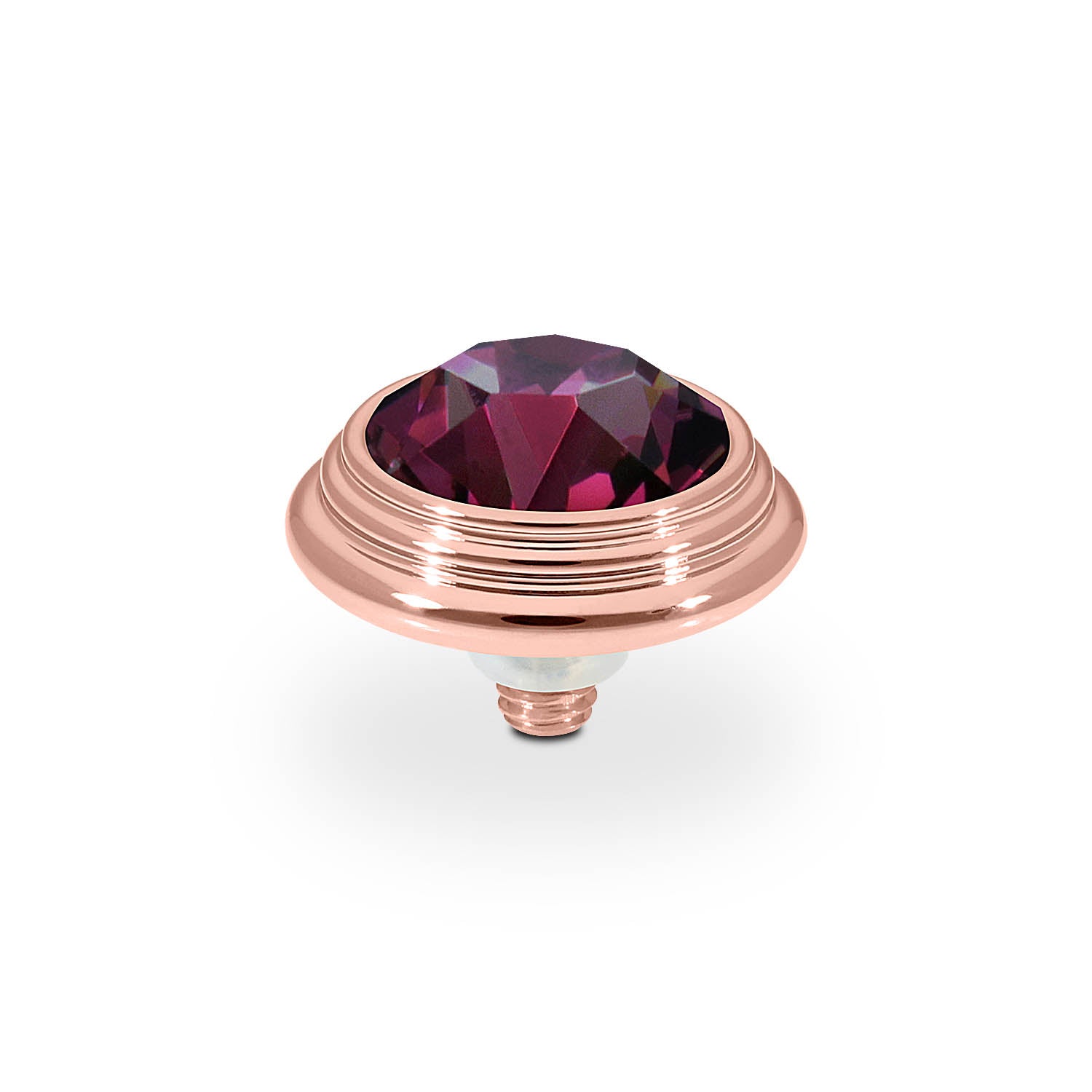 Oroli Top 0.51" - Rose Gold amethyst