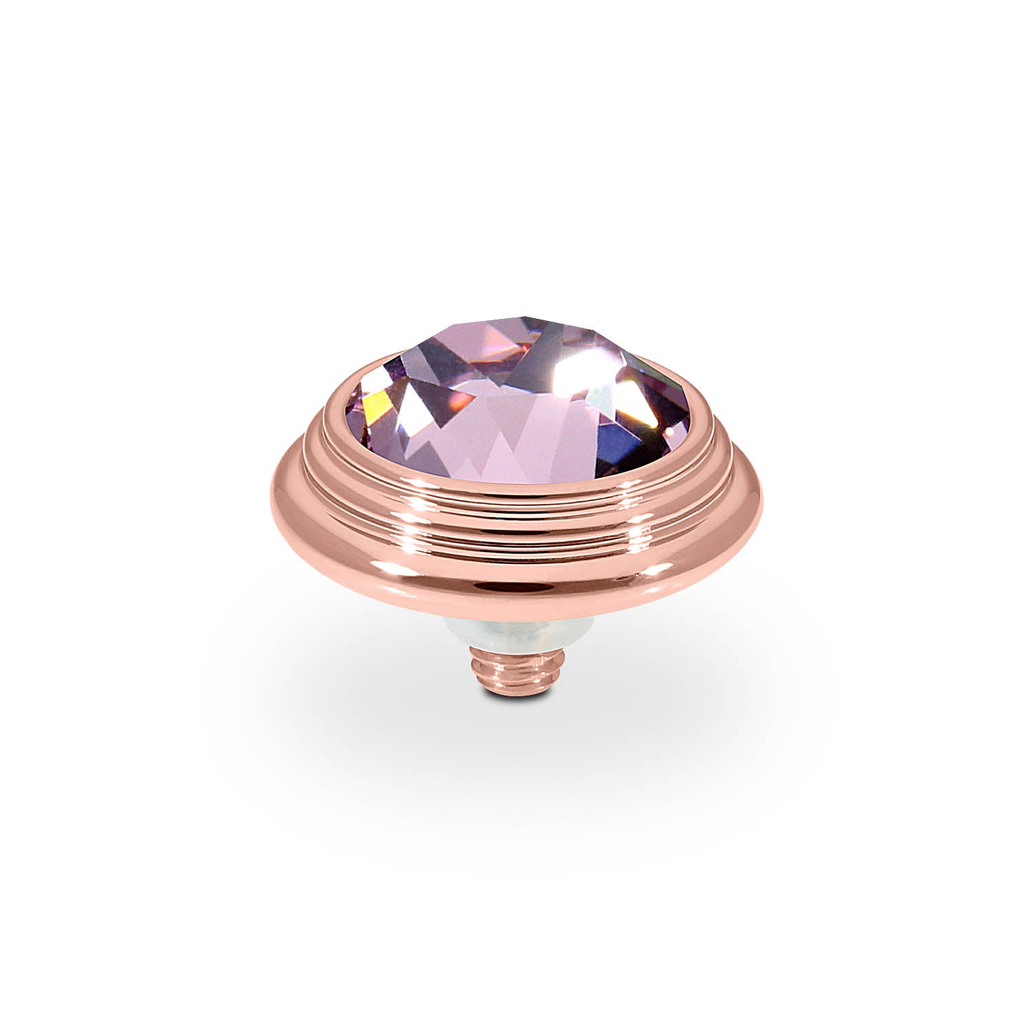 Oroli Top 0.51" - Rose Gold light amethyst