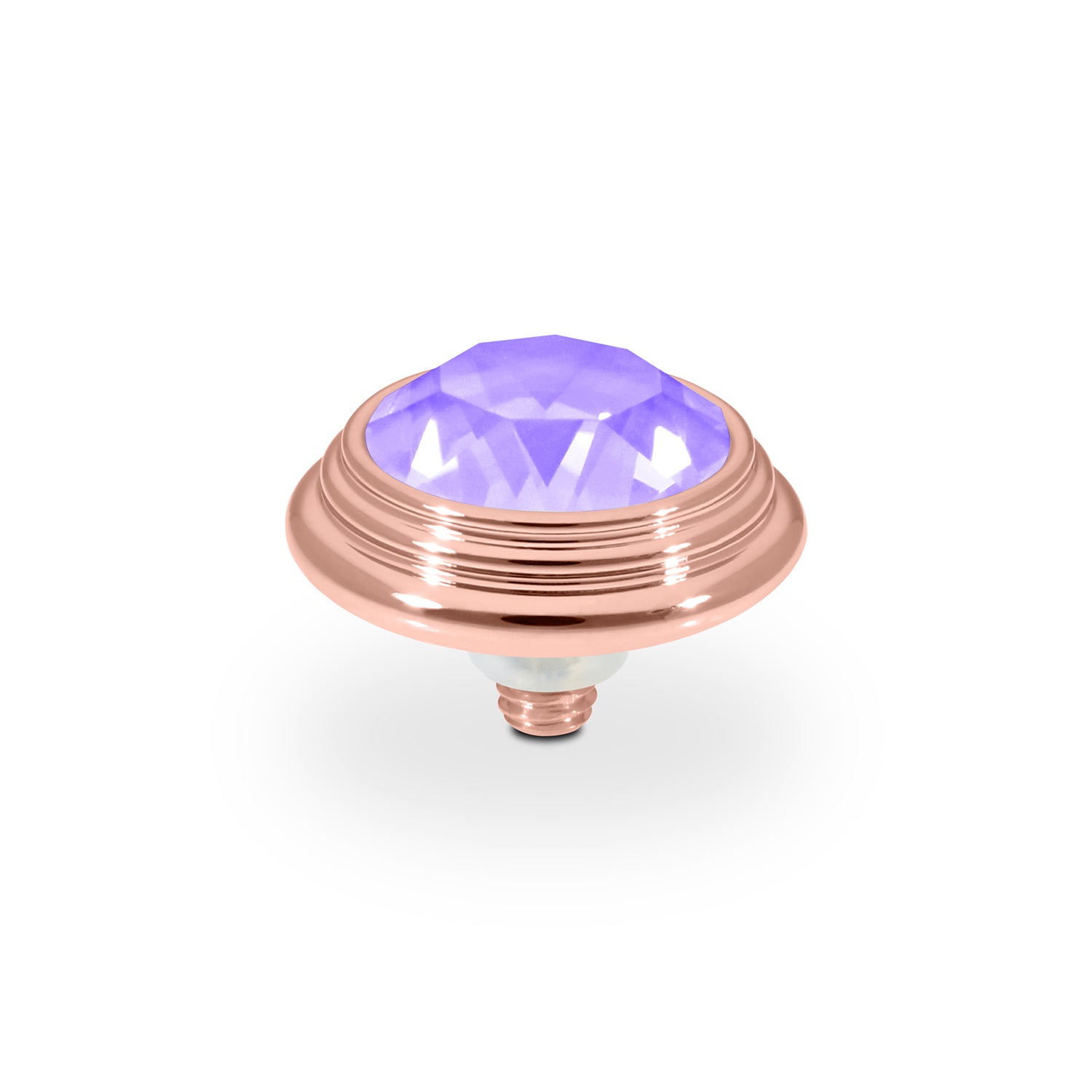 Oroli Top 0.51" - Rose Gold Crystal Purple Ignite