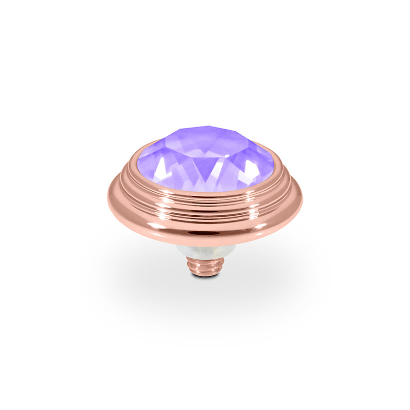 Oroli Top 0.51" - Rose Gold Crystal Purple Ignite