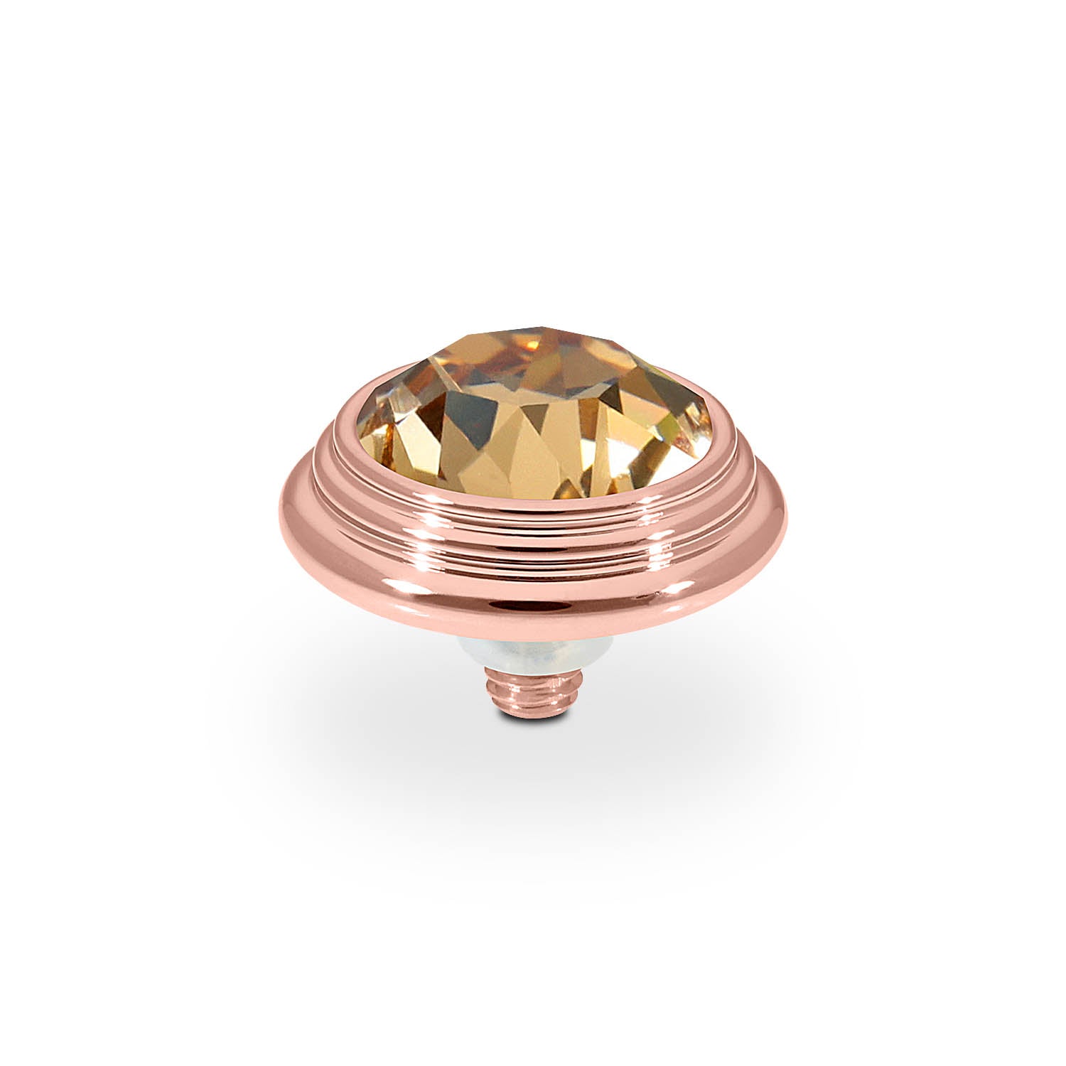 Oroli Top 0.51" - Rose Gold light colorado topaz