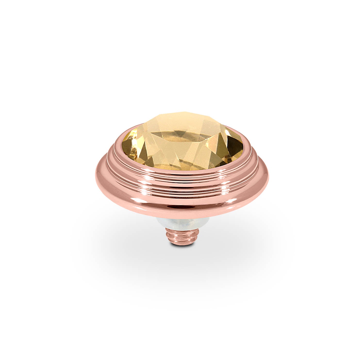 Oroli Top 0.51" - Rose Gold light colorado topaz ignite