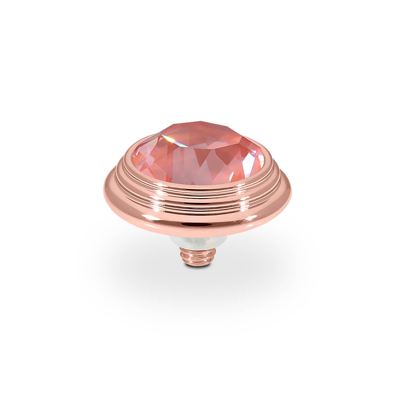 Oroli Top 0.51" - Rose Gold crystal maroon ignite