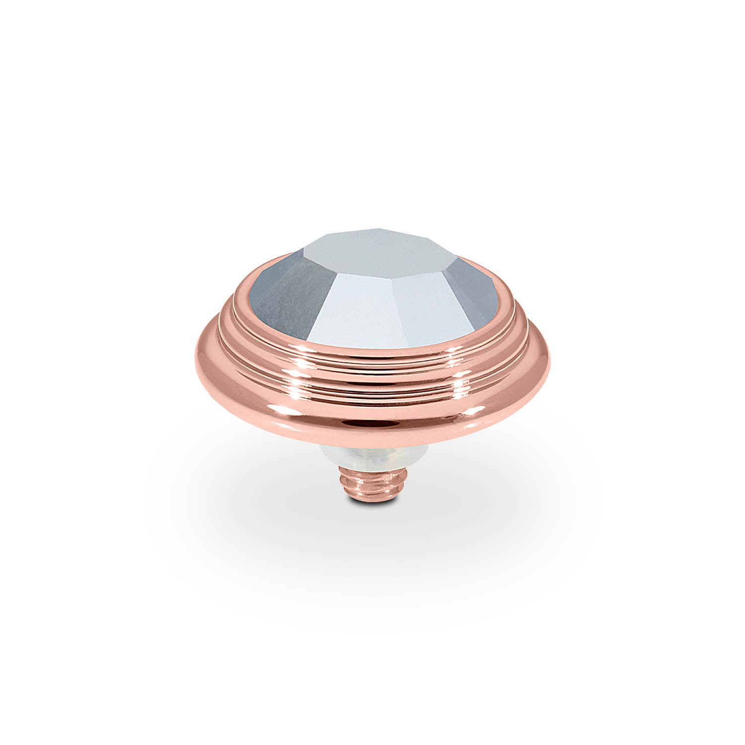 Oroli Top 0.51" - Rose Gold crystal labrador