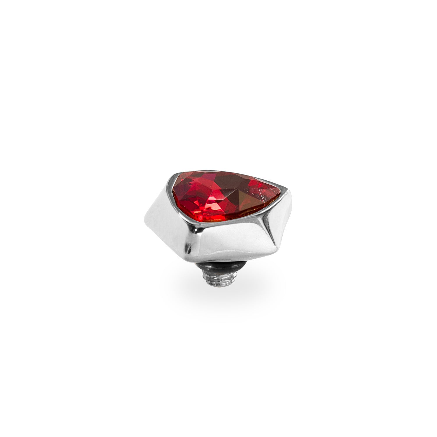 Triangolo Top 0.39" Silver / Scarlet