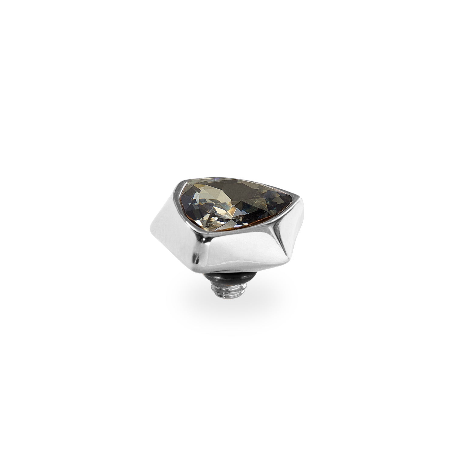 Triangolo Top 0.39" Silver / Crystal Silvernight