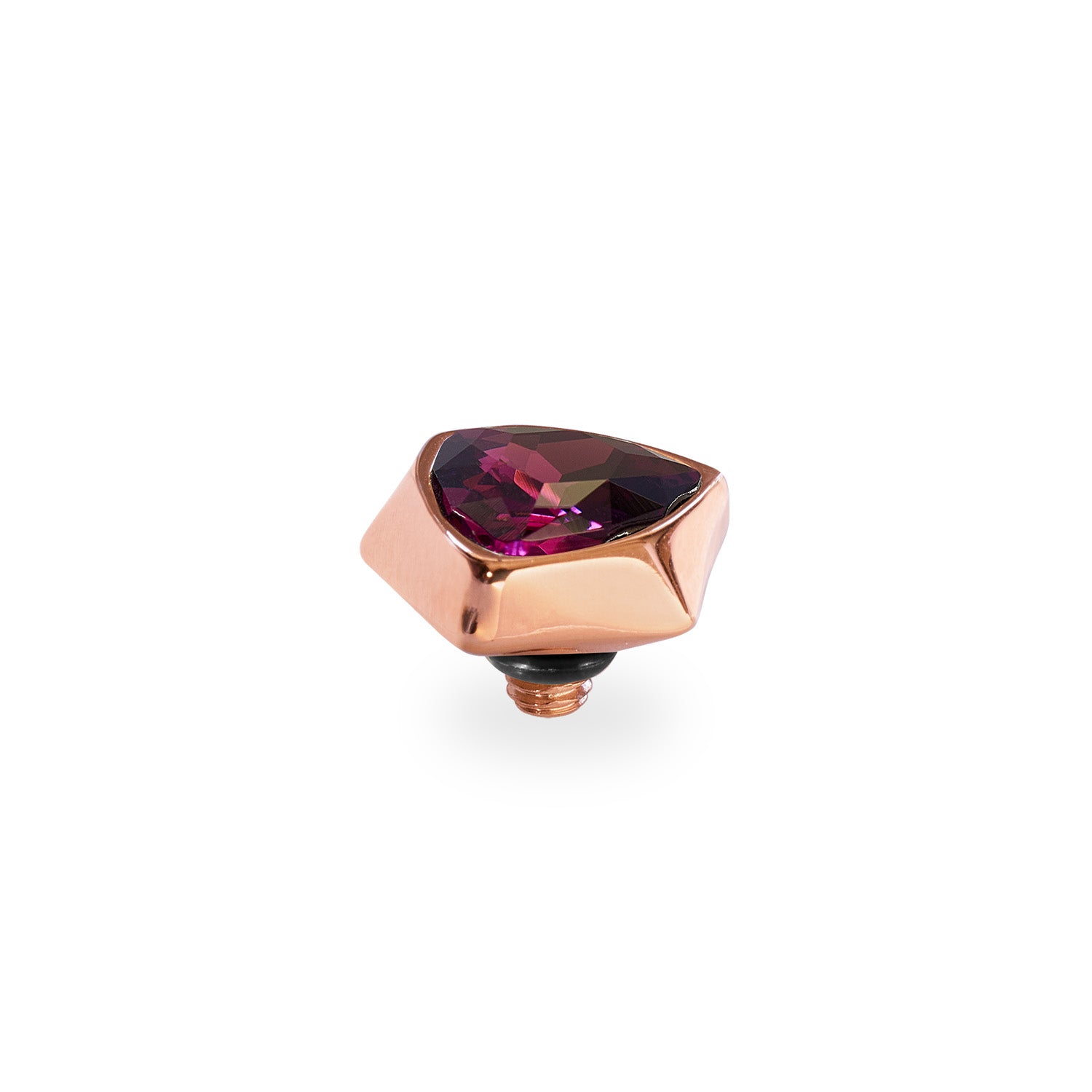 Triangolo Top 0.39" Rose Gold / amethyst