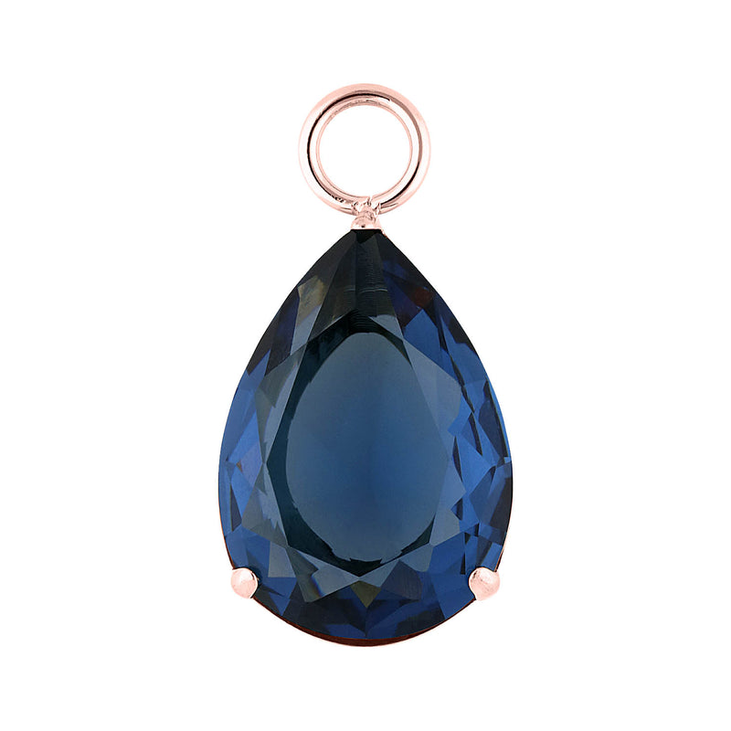 Teana charm dark blue / Rose Gold