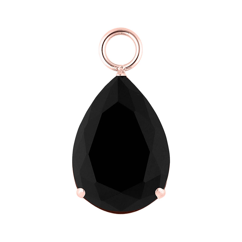 Teana charm jet / Rose Gold