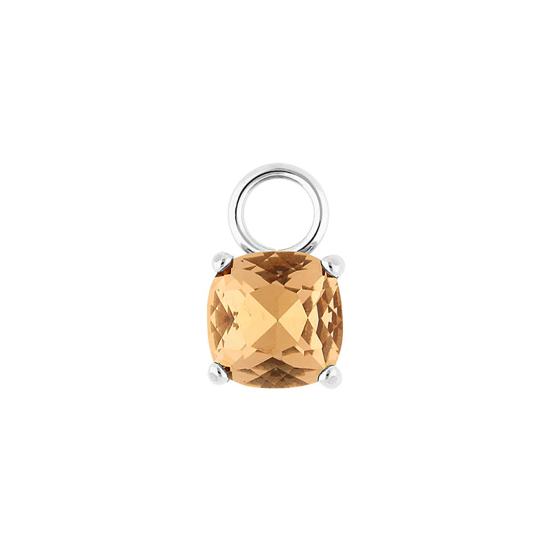 Celso 0.31" charm Silver / champagne