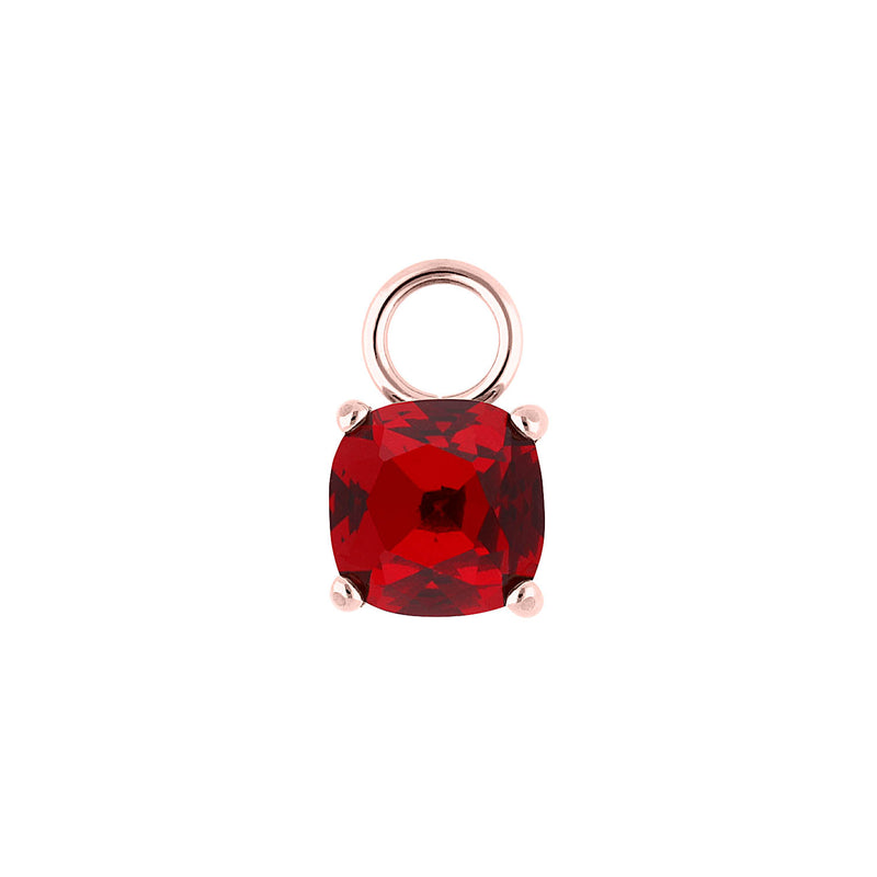 Celso 0.31" charm Rose Gold / hyacinth