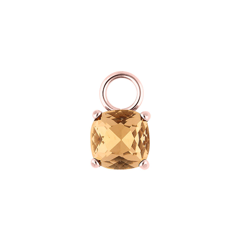 Celso 0.31" charm Rose Gold / champagne