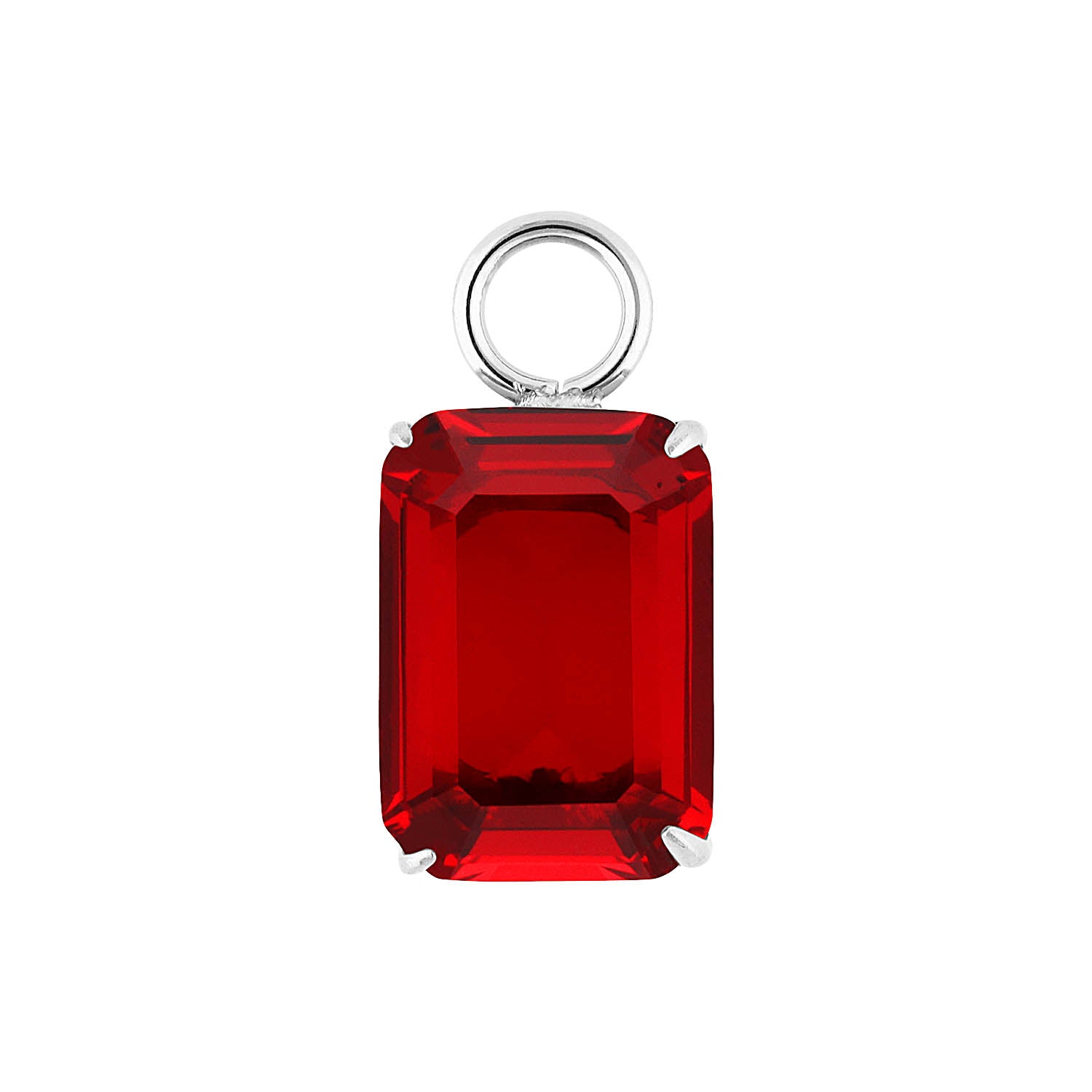 Orria charm 0.39" x 0.55" hyacinth / Silver