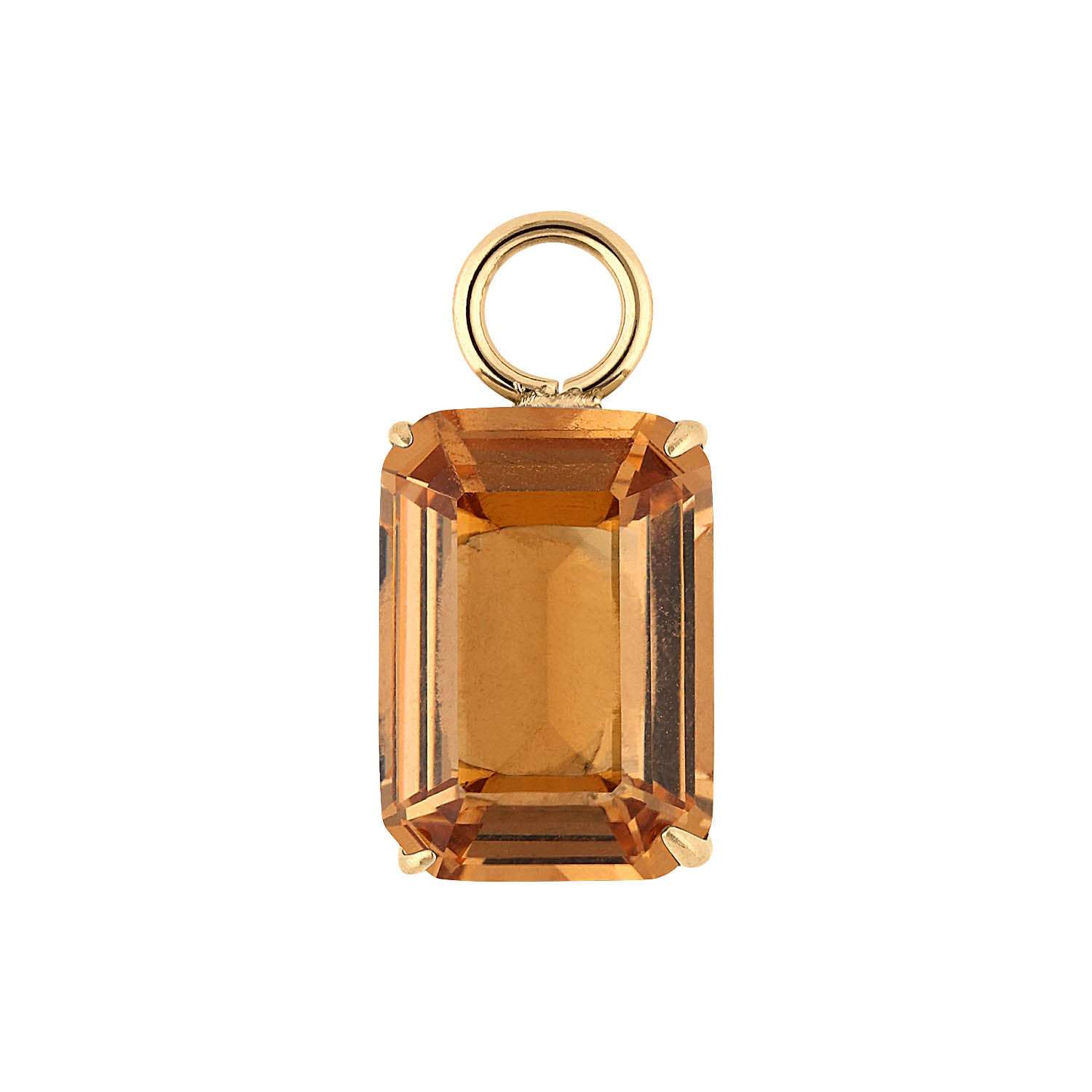 Orria charm 0.39" x 0.55" champagne / Gold