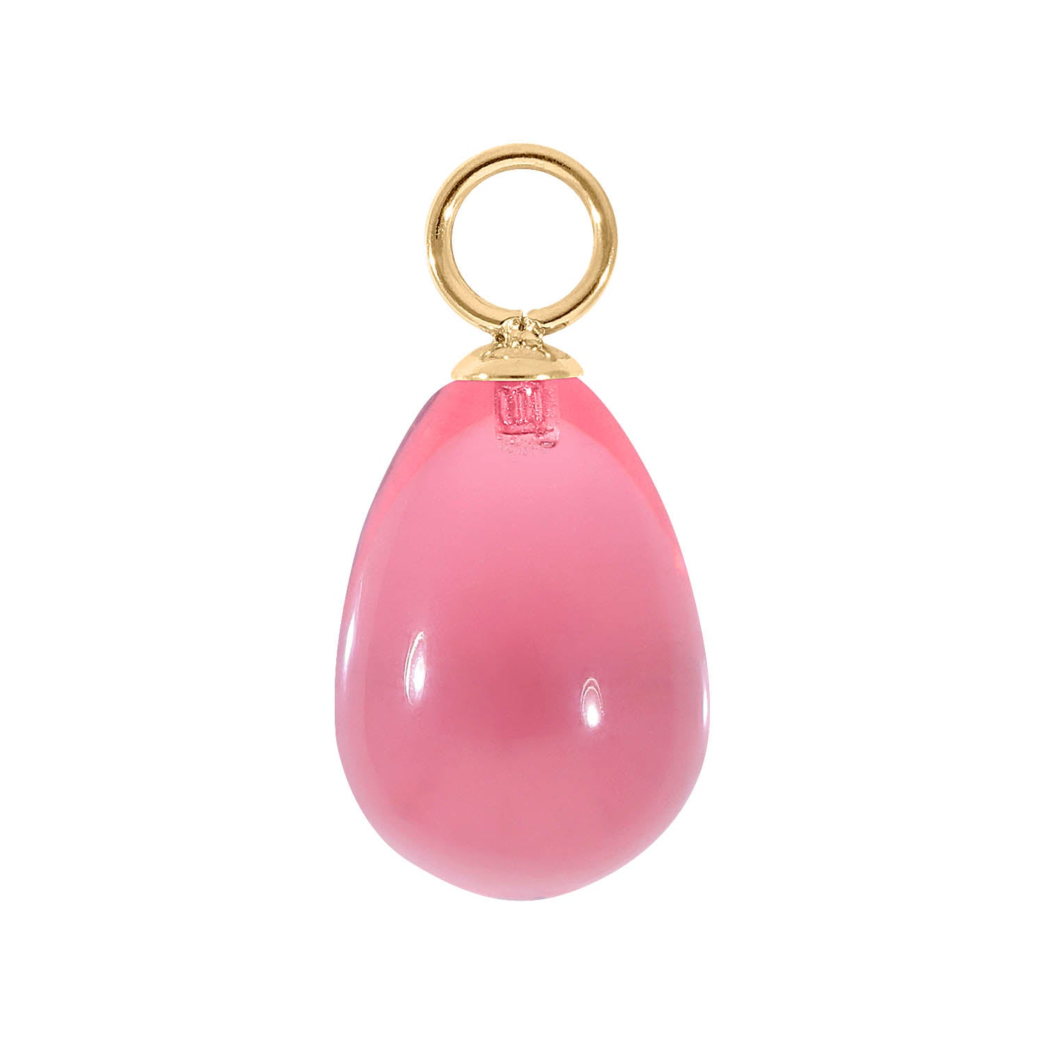 Comini 0.39" x 0.59" charm Gold / pink