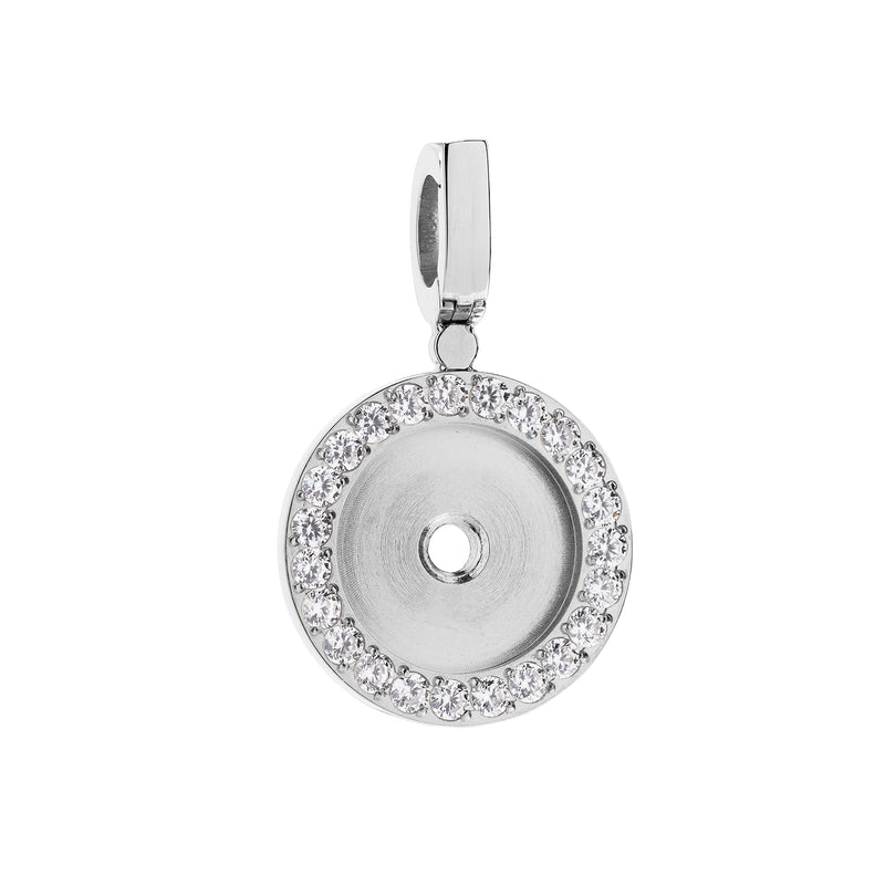 Portofino Basic Charm Carrier Silver