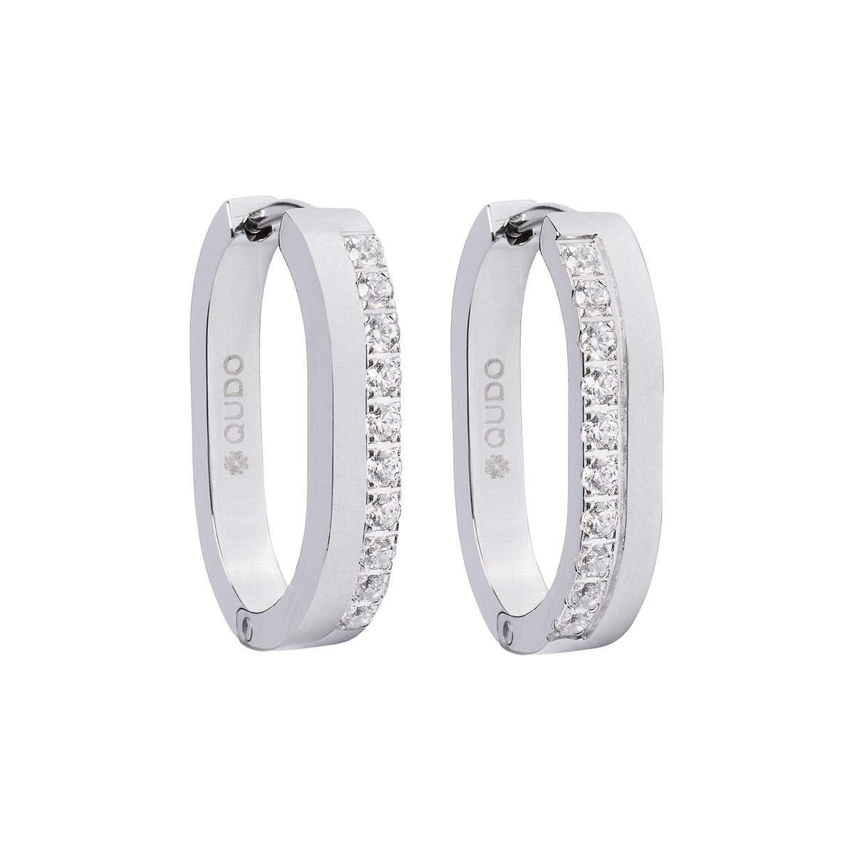 San Remo Hoop Earring 16x21 mm Silver